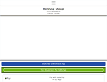 Tablet Screenshot of meishungchicago.com